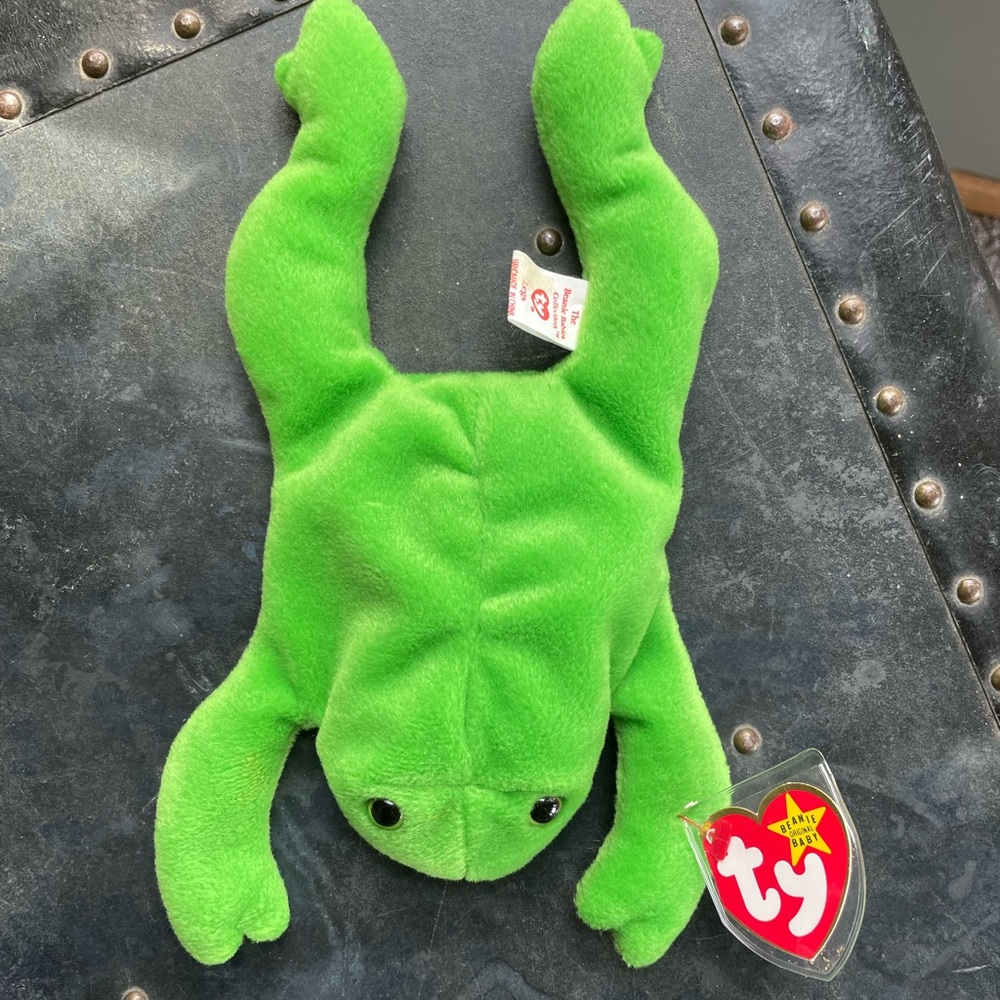 TY Beanie Babies Legs the frog
